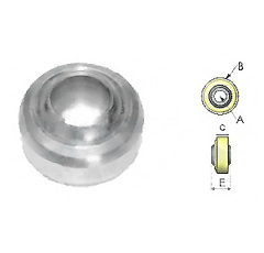 Rotule à souder Ø 16 mm pour tracteur adaptable