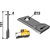 Couteau pour faucheuse NIEMEYER 570446 adaptable - Blacksteel©