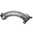 Rohrbogen, 90°, Ø 150 mm,mit V + M Kupplung