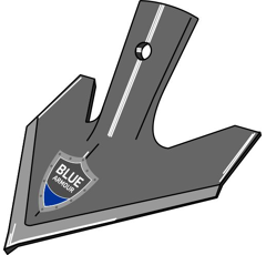Reja de cambio rápido 200 x 8 mm para cultivador BOURGAULT adaptable - Blacksteel©