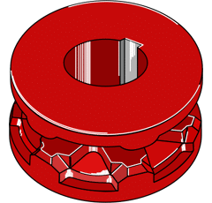 Taschenrad Ø130 696942