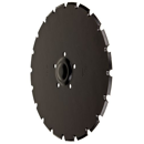 Disque crénelé Ø410x5 mm pour semoir VÄDERSTAD 451371 adaptable - BlackSteel©