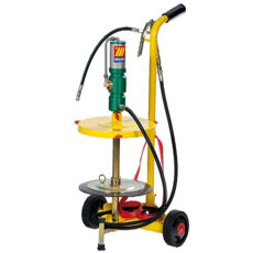 Ensemble mobile pneumatique pour seau  de graisse 16 / 30 kg