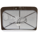 Miroir de rechange bombé pour machine agricole CASE - DEUTZ adaptable