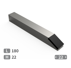 Embout de carrelet à souder carbure TOUTES MARQUES 180x22 mm adaptable