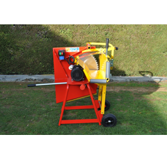 Scie circulaire entraînement par moteur électrique triphasé - RABAUD