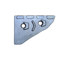 Nez de contre-sep Droit carbure équerres et renfort acier pour charrue KUHN HUARD 761106 adaptable