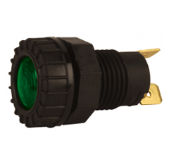 Lampe de contrôle verte à vis 12 V