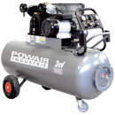 Compresseur 3 CV 200 L 9 bars tri bicylindre en V (mn)