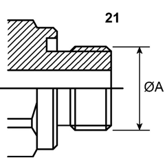 Coupleur rapide 1/2" pour tracteur CASE IH 5152194 adaptable