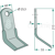 Couteau Y pour broyeur213 x 60 x 6 mm LAGARDE adaptable 