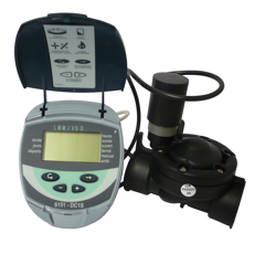 Programmateur Galcon dc1s 2 fils avec vanne 1"f - NETAFIM