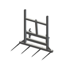 Pic bottes frontal Ø 45 mm pour type d'attelage FAUCHEUX B adaptable
