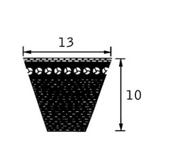 Courroie 1450 mm pour tracteur CASE IH 3228287R91 adaptable