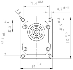 Pompe hydraulique pour tracteur CARRARO 0510625016 adaptable