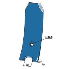 Mittelleitblech LB3 3374401M Lemken Thorit Nachbau