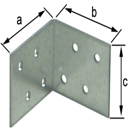 Equerre galvanisée 60 x 60 x 40 x 2,5 mm senzimer