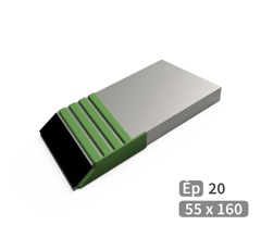 Pointe biais Droite à souder avec plaquettes carbure et rechargement UNIVERSELLE adaptable