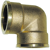Coude en laiton fileté femelle (toutes tailles)