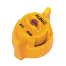 Flachstrahldüse ALBUZ AXI Fast Cap 80° 02 gelb - Keramikmundstück