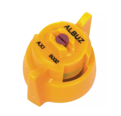 Flachstrahldüse ALBUZ AXI Fast Cap 80° 02 gelb - Keramikmundstück