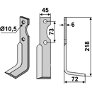 Fräsmesser,  A Rechts 218 x 45 Eurogreen Nachbau
