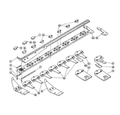 Plaque de glisse pour faucheuse KUHN 56801700 origine