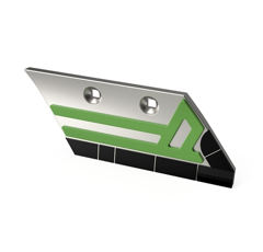 Soc de rasette Droit carbure et rechargement pour charrue PÖTTINGER 921.05.225.1 adaptable