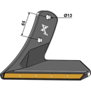 Flügelschar links Hartmetall für KUHN H2218191 Nachbau