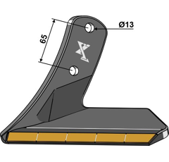 Flügelschar links Hartmetall für KUHN H2218191 Nachbau