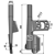 Soc droit pour semoir VÄDERSTAD 432119 adaptable - BlackSteel©