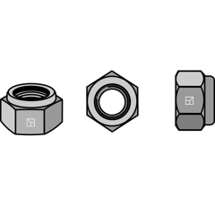 Sicherungsmutter DIN 980  M12  10.9 RABE 980DV12M Nachbau