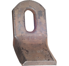 Couteau-Y pour broyeur 98x40mm NOREMAT 123692 adaptable - Blacksteel©