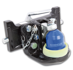 Kugeleinsatz Kugel 80,W= 330 S36 Schwarz, Scharmüller passend für John Deere, JCB, Valtra 2002