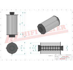 Filtre à gasoil
 adaptable HIFI FILTER SN80127