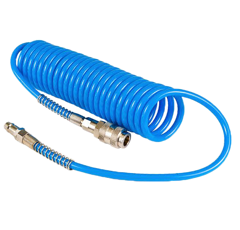 Spiralschlauch 8x5 mm10 m mit Kupplung Euro        