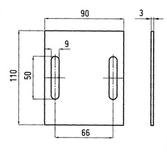 Grattoir acier pour rouleau packer LELY 0119 adaptable
