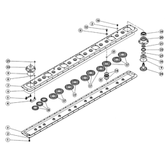 Boulon faucheuse à disques KUHN FC 280 F 82230006 origine