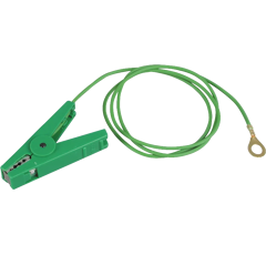 Câble de raccordement terre avec pince en inox - PATURA