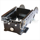 Lagerbock HVLB, mit Vorbereitung für Zugpendel, W= 200 S25,Solis Kompakt Serie,Farbe Schwarz