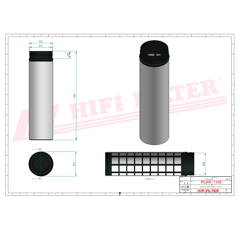 Filtre à air sécurité adaptable HIFI FILTER SA17578