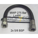 Tuyau hydraulique avec raccords pour téléscopique JCB 614/04700 adaptable