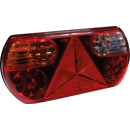 Feu arrière gauche 6 fonctions câble 12-24 V