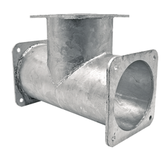 Raccord tuyau 250 x 260 mm adaptable