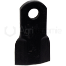 Couteau droit pour broyeur 130x50mm NOBILI adaptable 