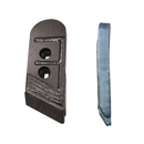 Pointe Droite carbure et rechargement pour charrue RABEWERK MP 350 adaptable