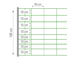 Filet chèvre Kombi 50 m x 1,06 m BEAUMONT