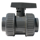 Vanne double union à poignée grise 3/4" femelle/femelle - RENSON