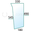 Windschutzscheibe rechts/links für Landmaschine DEUTZ-FAHR 520772 - Nachbau