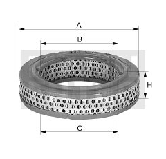 MANN  Luftfiltereinsatz C1776